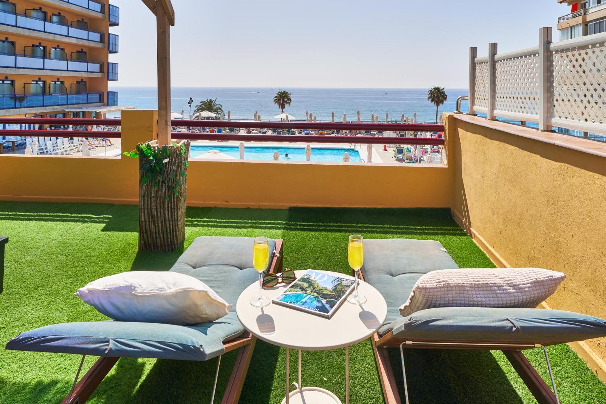 Perfect Beach Location With Roof Terrace Fuengirola Esterno foto